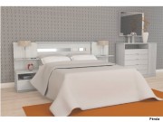 Cabeceira Box Casal com Criado Mudo Mademarcs Europa Munique
